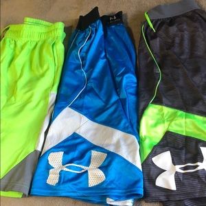 3 men’s UnderArmour shorts